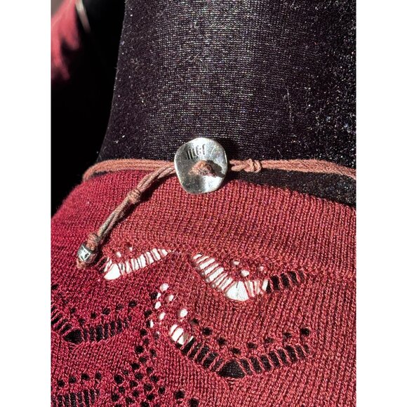 J Jill Multistrand Pearl & Rhinestone Glass Beads Necklace Cord 18-20” Boho Chic - Picture 7 of 8